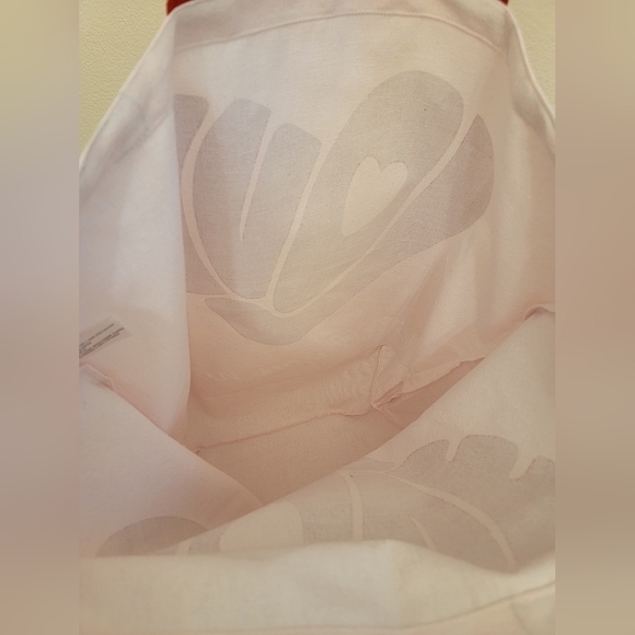 NWT Love Is All You Need Canvas Reusable Tote Bag - Picture 2 of 2